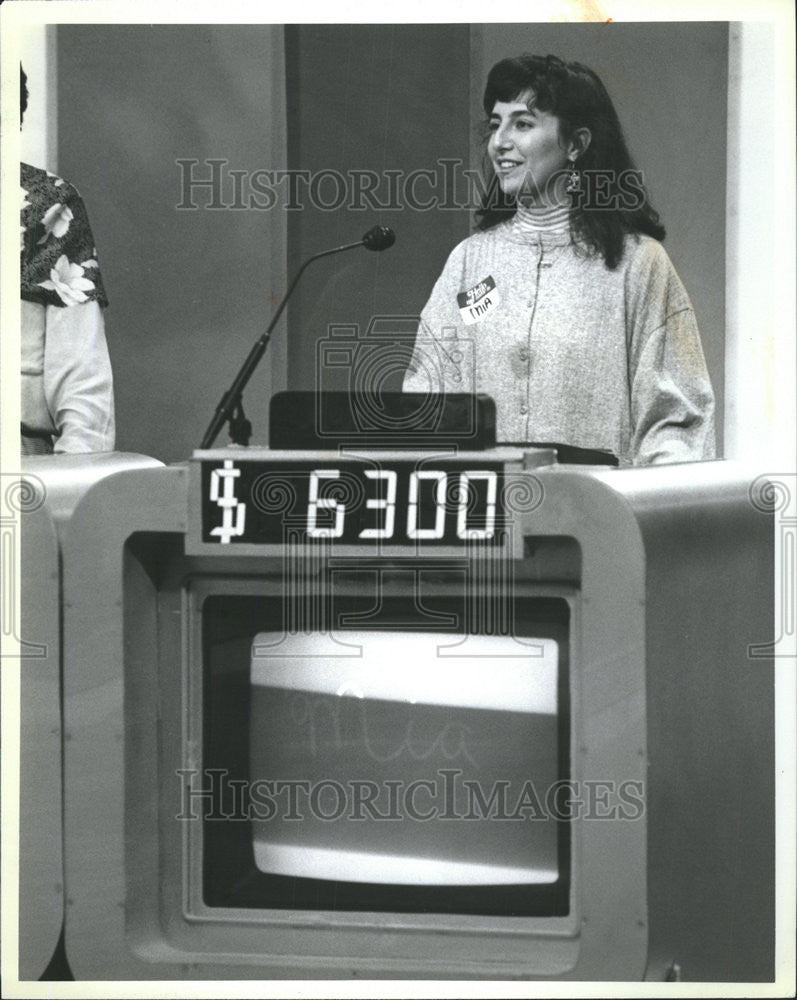 1988 Press Photo Miss Diamond, 16, a Chicago,Ill., - Historic Images