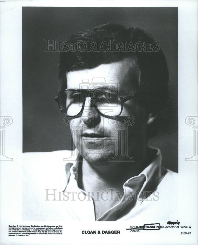 1984 Press Photo Richard Franklin  Australian Born Film Director - Historic Images