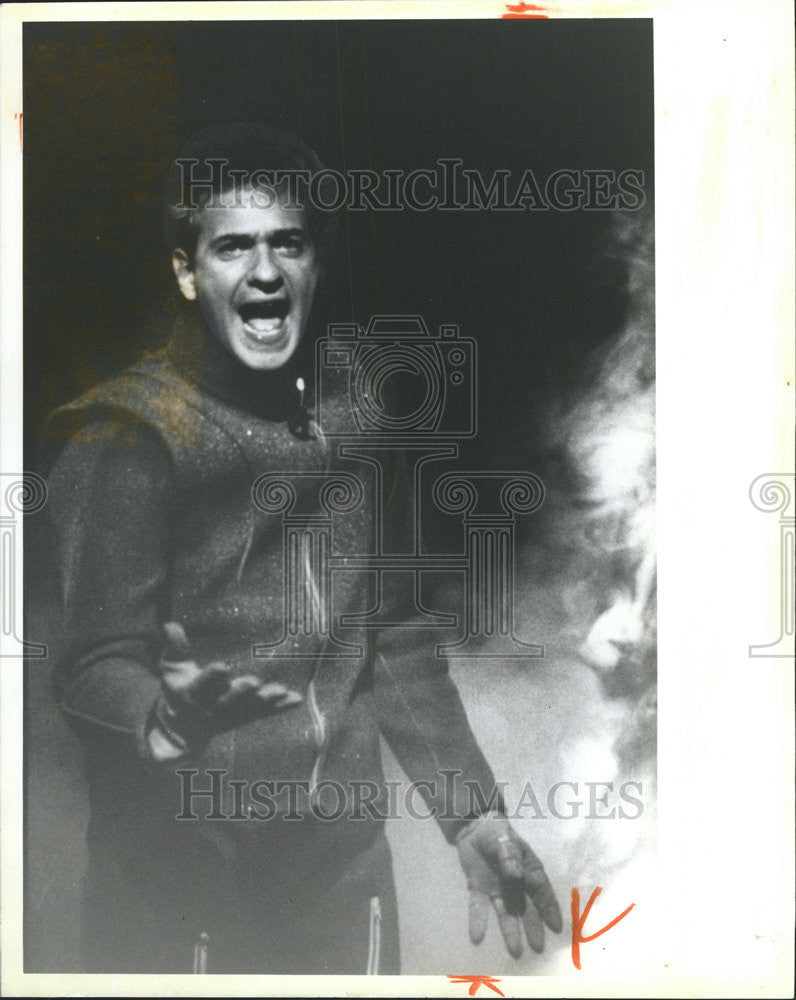 1983 Press Photo Dennis Young (Musician) - Historic Images