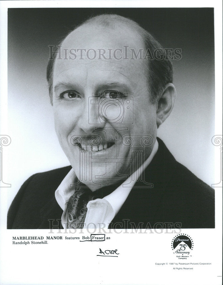 Press Photo  Marblehead ManorBob Fraser Randolph Stonehill - Historic Images