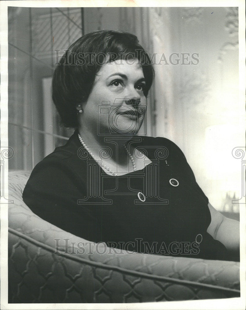 1966 Press Photo Lydia Franz President Women Real Estate Trade Group - Historic Images