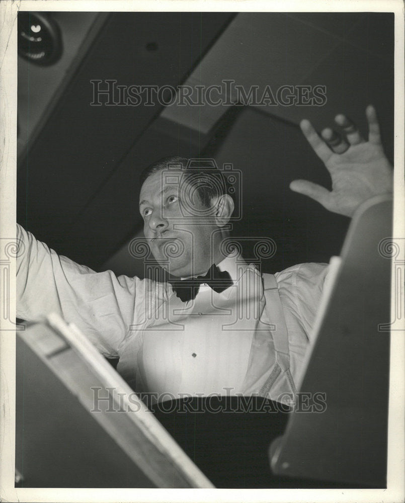 1937 Press Photo Carlton Kelsey CBS Western Division Music Director Poetic - Historic Images