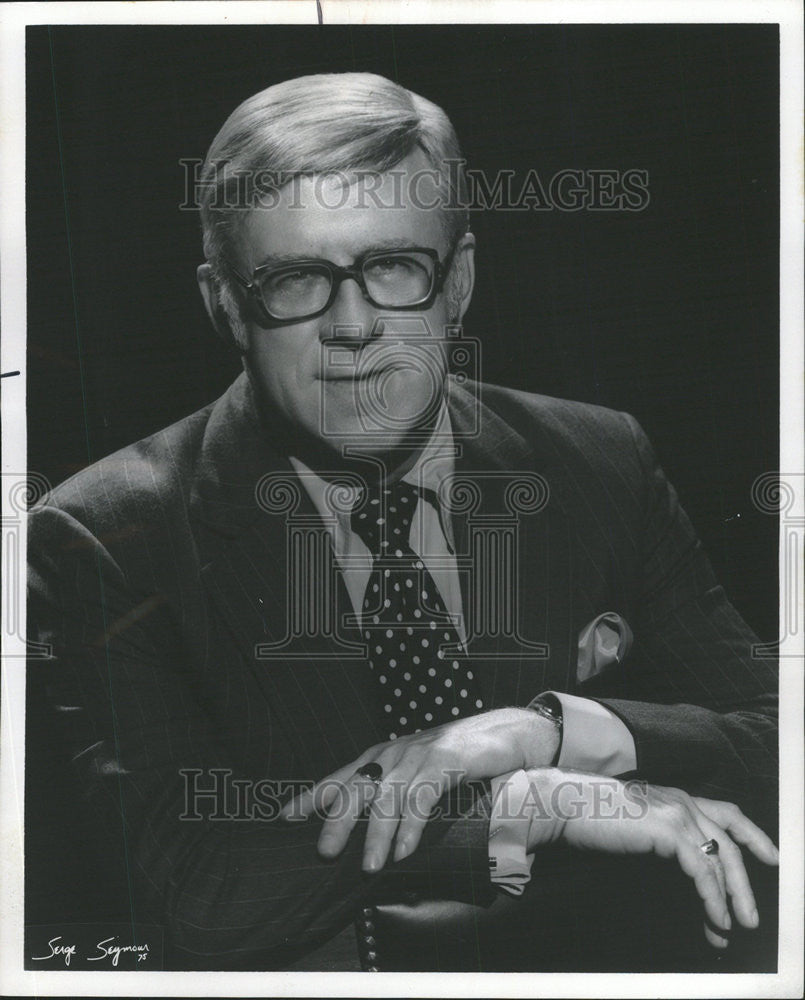 1975 Press Photo Art Desmond Executive Director Chicago Advertising Club - Historic Images