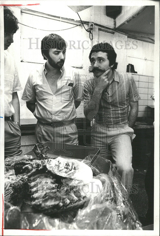 1978 Press Photo Impromptu Chefs Henri Chavet Alain Detournier - Historic Images