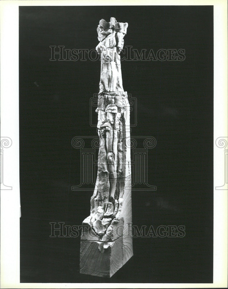 1983 Press Photo Stephen De Staebler American Sculptor - Historic Images