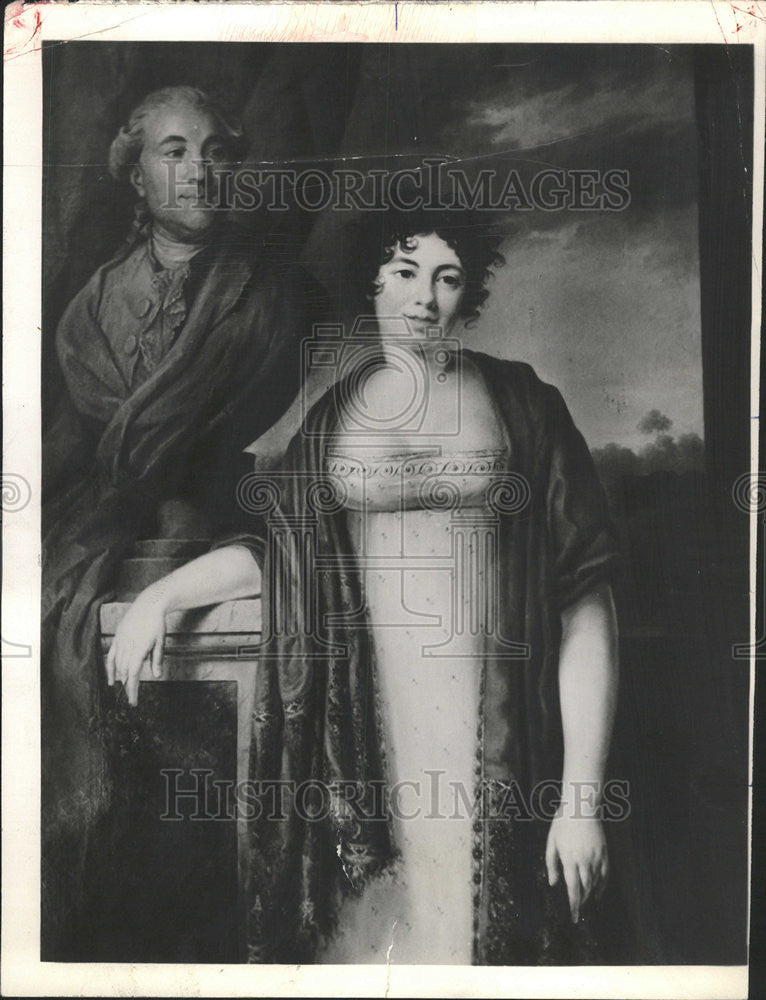 1971 Press Photo Madame De Stael Illustration Literature Professor Berger - Historic Images