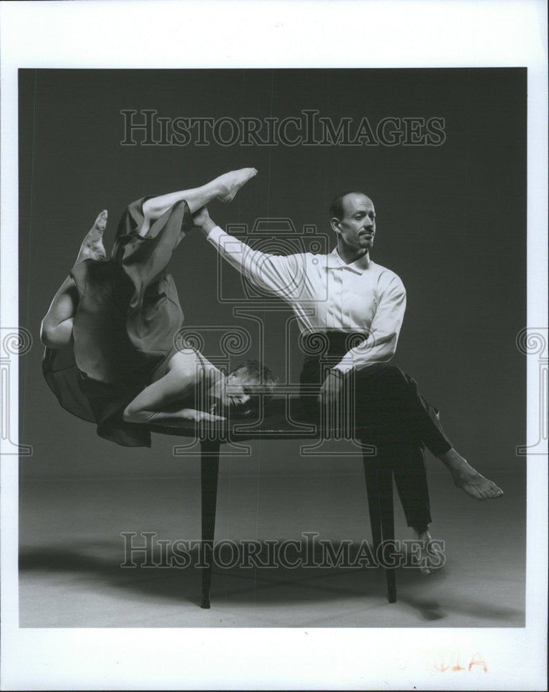 1996 Press Photo dancers Paula Frasz and Frank Fishella - Historic Images