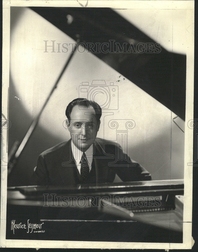 1936 Press Photo Ted Fio Rito Chicago Terrace Room Oriole Morrison - Historic Images