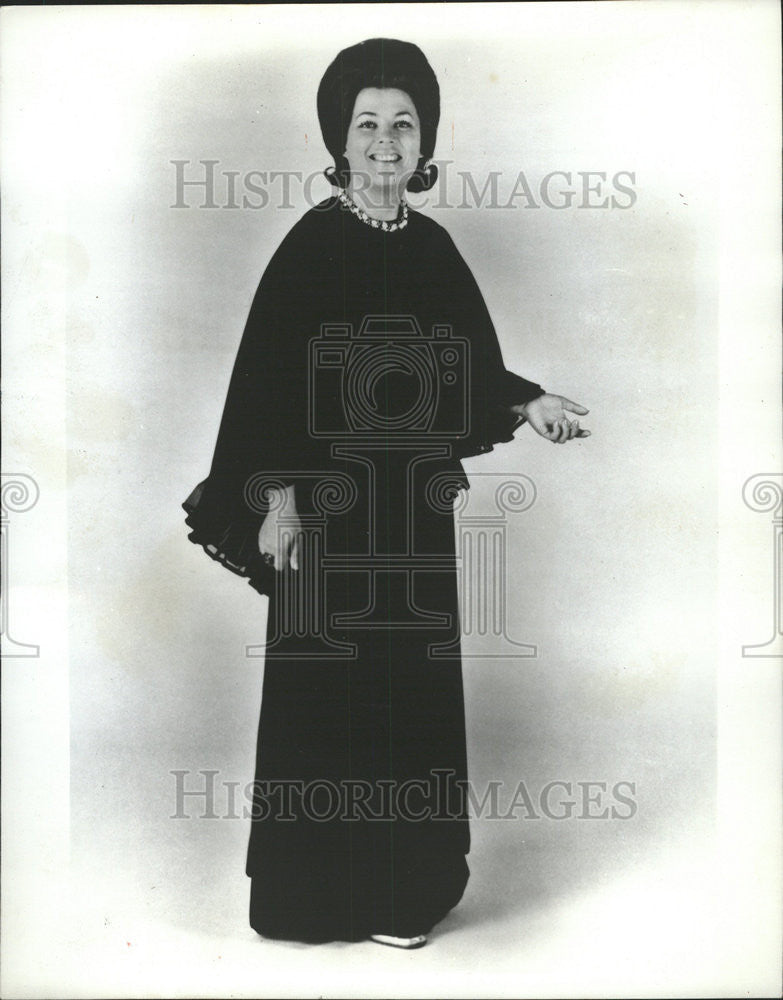 1973 Press Photo Birgit Finnila European Concert US Swedish Contralto Song - Historic Images