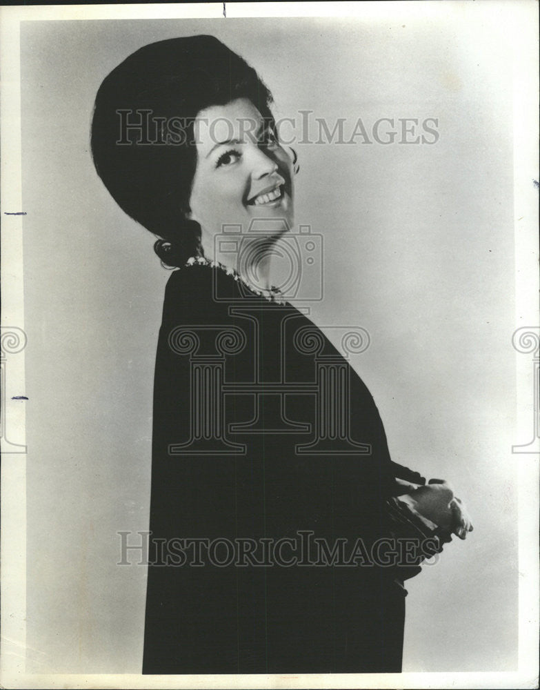 1972 Press Photo Musician Birgit Finnila - Historic Images