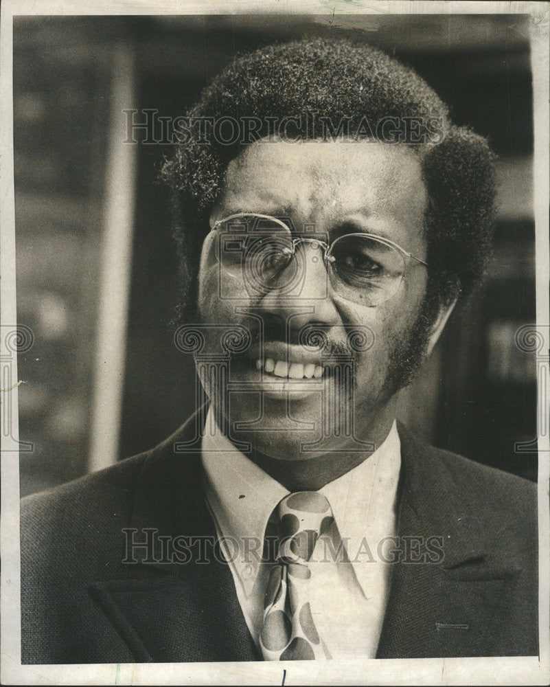 1970 Press Photo Leon Finney of the Woodlawn Organization - Historic Images