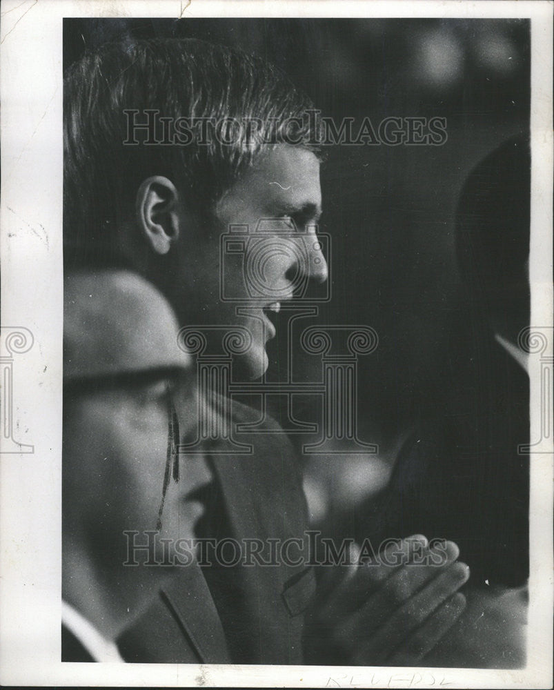 1968 Press Photo John Kinsella Olympic swim Hinsdale Central - Historic Images