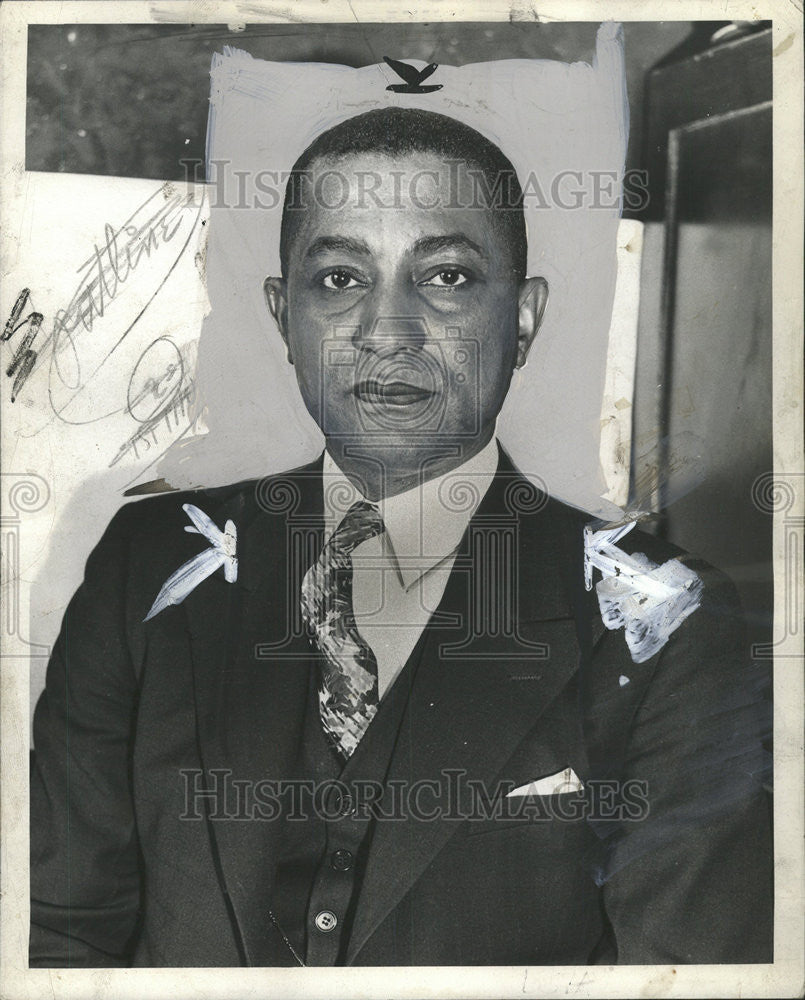 1937 Press Photo State Senator William King Investigates Chicago Rent Gouging - Historic Images