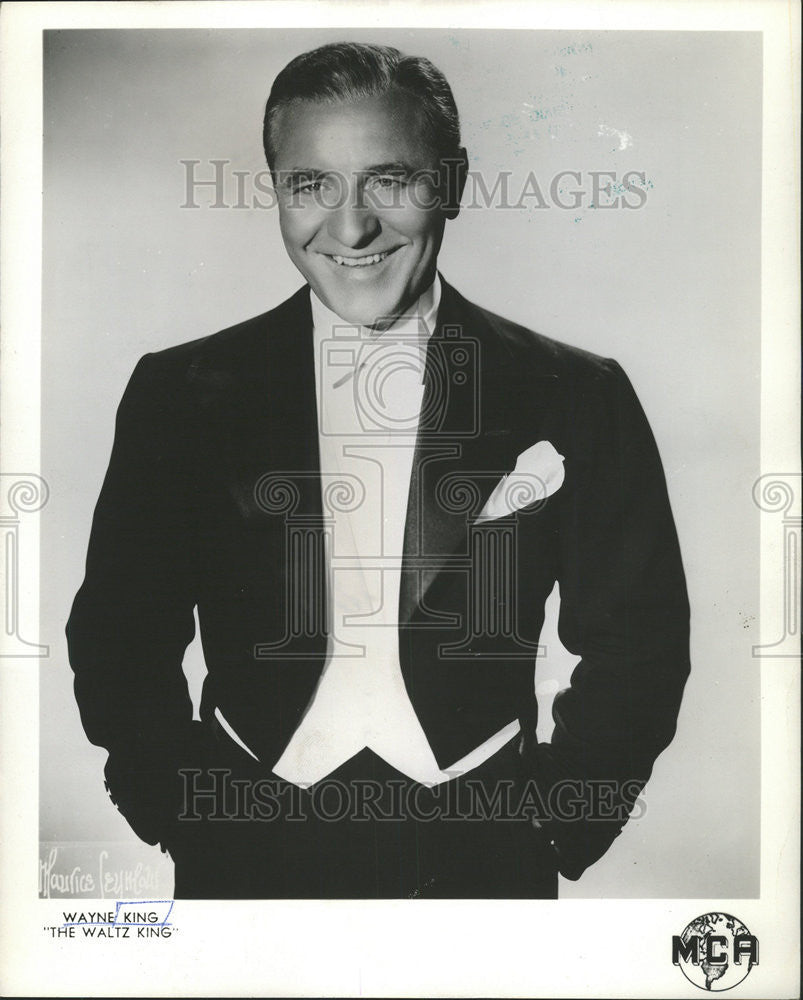 1962 Press Photo Wayne King Orchestra Leader Musician Songwriter Singer Waltz - Historic Images