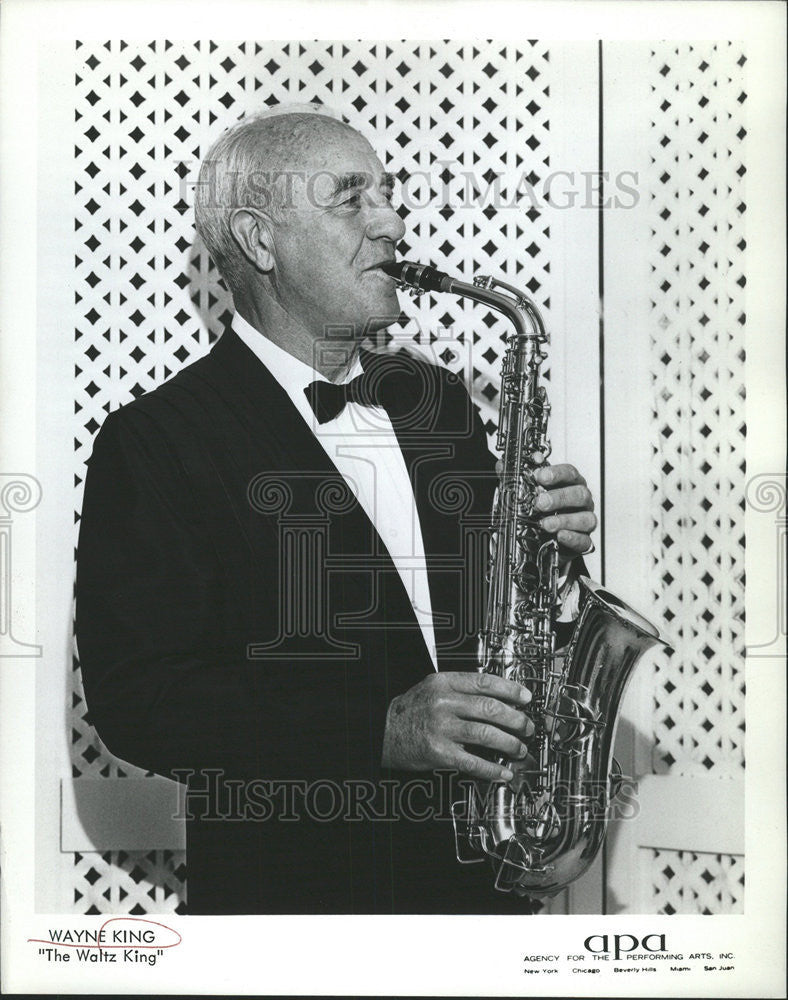 1969 Press Photo Wayne King American musician songwriter orchestral leader - Historic Images