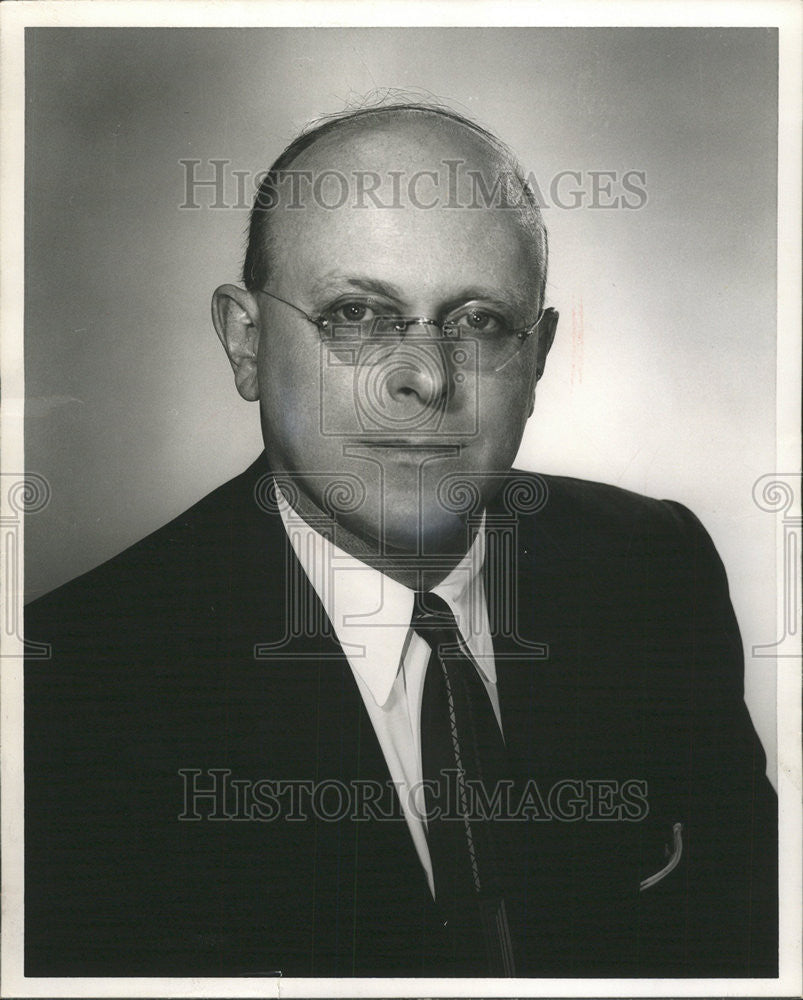 1961 Press Photo Farrington Kinne Former Attorney Mount Prospect Park District - Historic Images