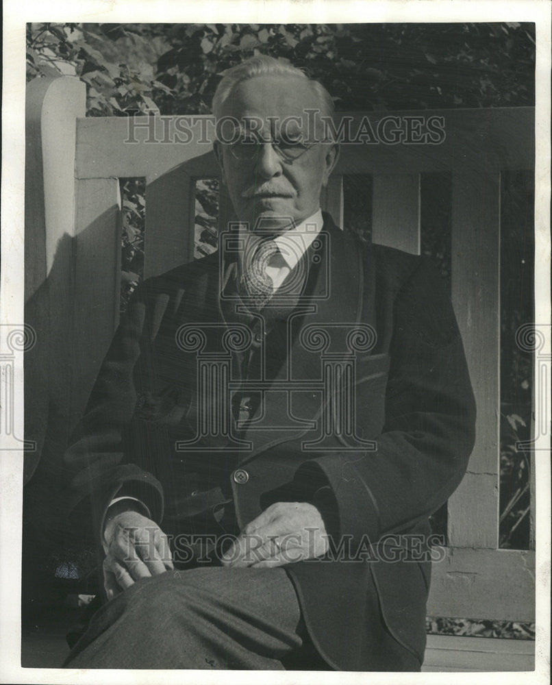 1941 Press Photo David Kinley Scotland Economist US University Administration - Historic Images