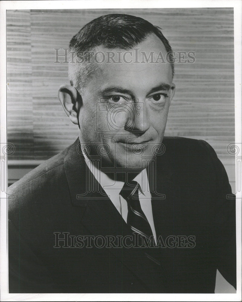 1964 Press Photo Mr Harry Kinzie President MacFarland Aveyard - Historic Images