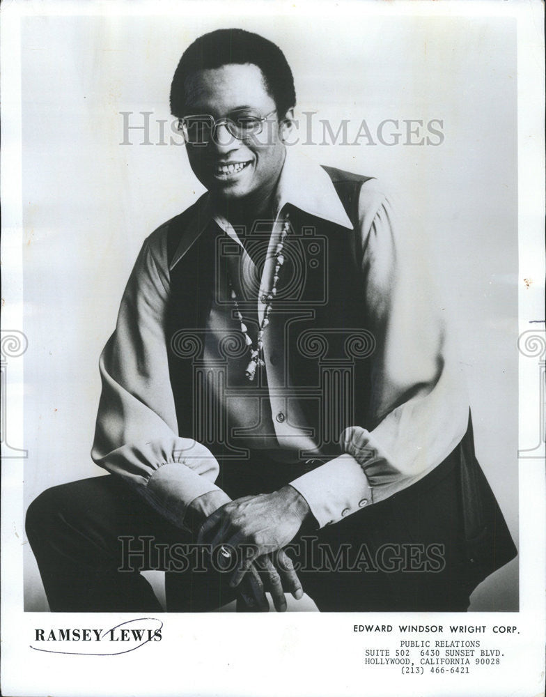 1972 Press Photo Musician Ramsey Lewis - Historic Images