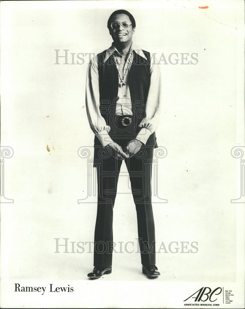 1974 Press Photo Jazz Musician Ramsey Lewis - Historic Images