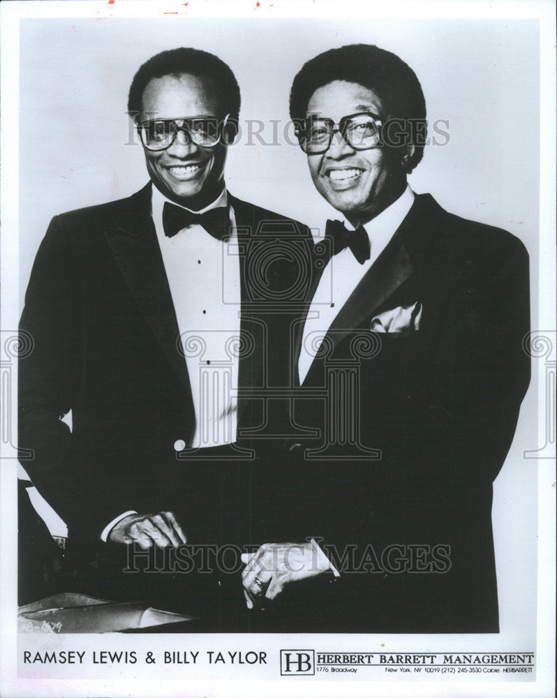 1992 Press Photo Jazz Musicians Ramsey Lewis and Billy Taylor - Historic Images