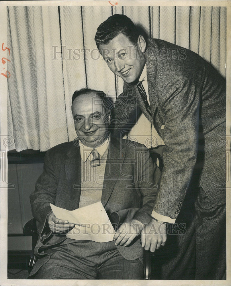 1955 Press Photo Sidney Lewis John Cogan Vote Fraud Charges - Historic Images