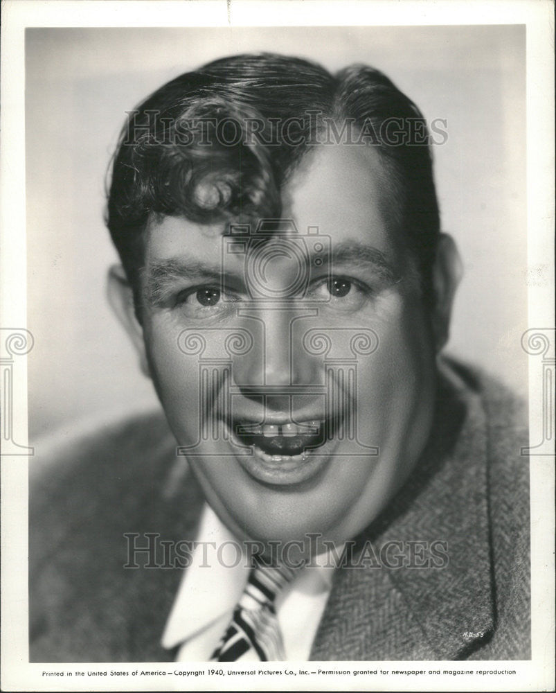 1941 Press Photo Andy Devine stars in Trail of the Vigilantes. - Historic Images