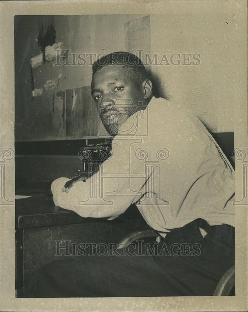 1951 Press Photo Melvin J. King/Policeman/Suspected Of Robbery - Historic Images