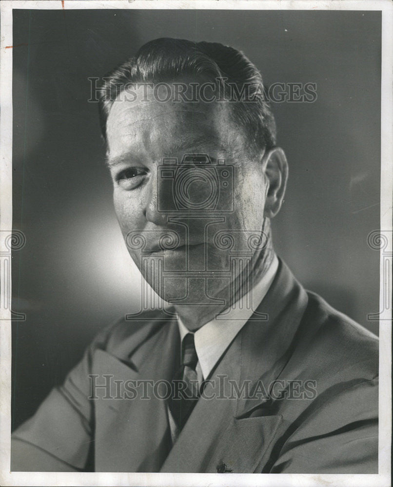 1950 Press Photo Stanley G. King/Regional Vice President Sales/American Airlines - Historic Images