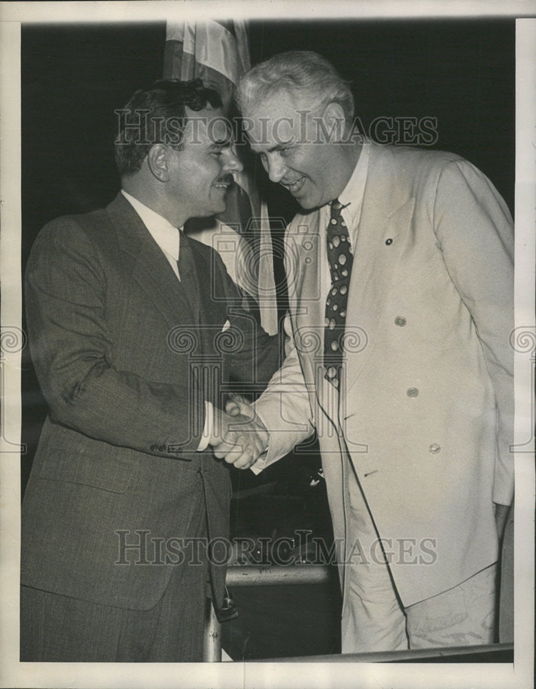 1944 Press Photo Thomas Dewey John Bricker Republican Politicians Governor - Historic Images