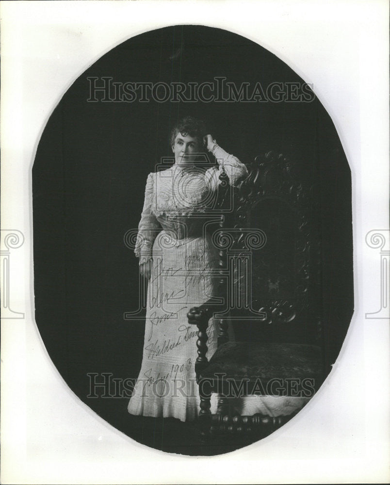 1944 Press Photo Mildred McLean Hazen Portrait - Historic Images