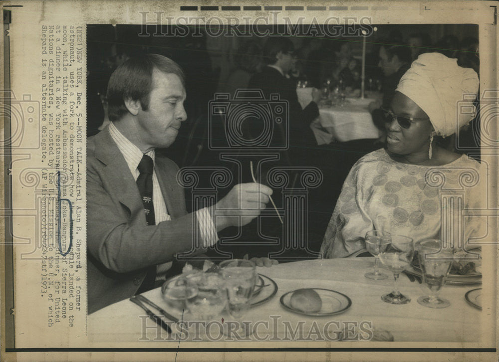 1973 Press Photo Sierra Leone Ambassador Fahma Joka-Bangura - Historic Images