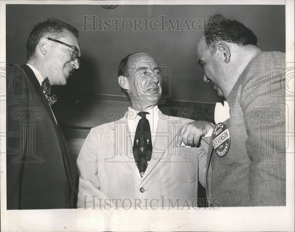 1950 Press Photo Democratic Presidential Candidate Adlai Stevenson Chairman - Historic Images