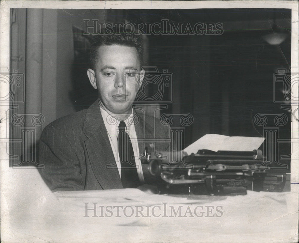 1950 Press Photo Jack Griffin Founder President Empirical Strategic Advisor - Historic Images