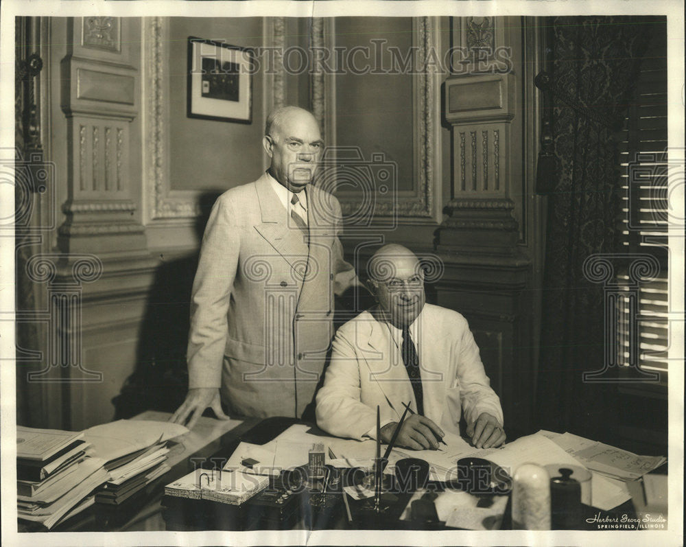 1938 Press Photo Charles Hayer Chicago Motor Club president - Historic Images