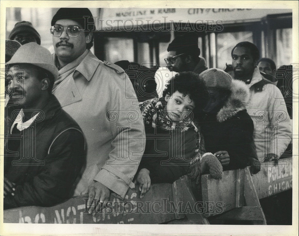 1984 Press Photo Martin Luther King Jr Civil Rights Activist&#39;s Anniversary - Historic Images