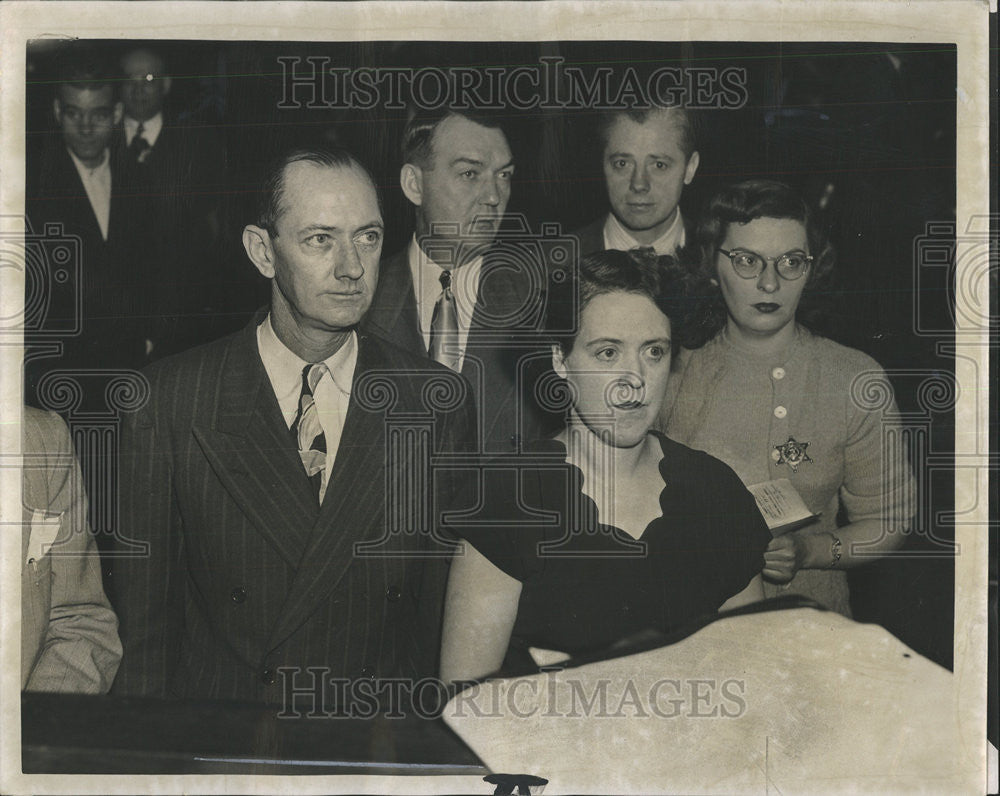 1949 Press Photo Kathleen King County Jail - Historic Images