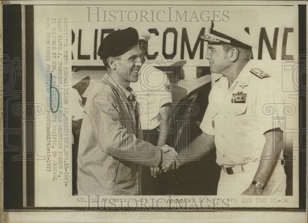 1973 Press Photo Adm Noel Gayler United States Army Officer - Historic Images