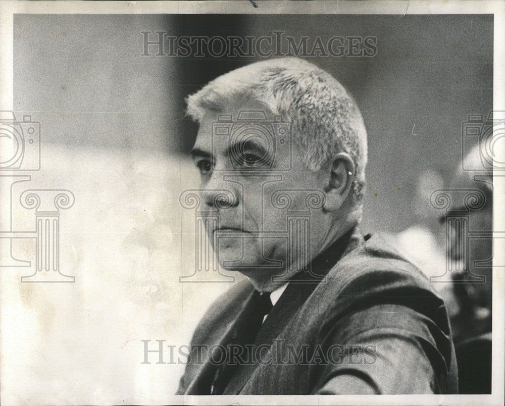 1971 Press Photo C. J. Gauthier, President Of Northern Illinois Gas Company - Historic Images