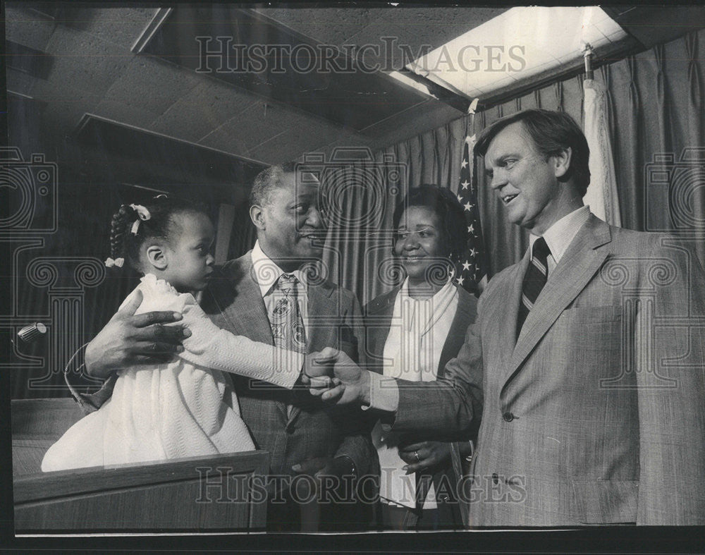 1975 Press Photo William E Jones Illinois Department of Labor - Historic Images