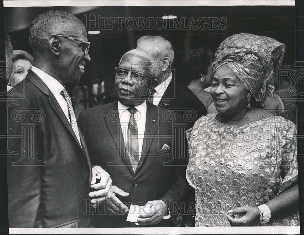 1968 Press Photo Richard L. Jones, Ambassador, William Jones &amp; Ola Jones - Historic Images