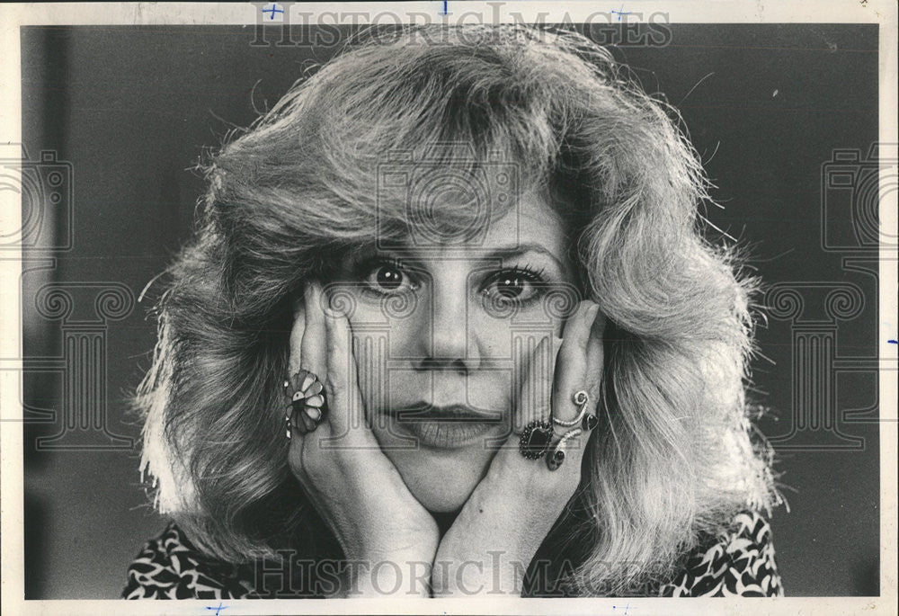 1980 Press Photo Erica Jong Author - Historic Images