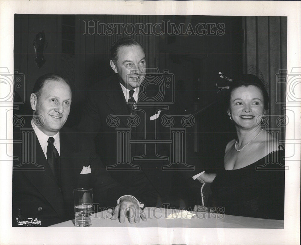 1961 Press Photo  Mr. Merritt L. Joslyn Mr. John Henry Grace Jr. Mrs. Merritt - Historic Images