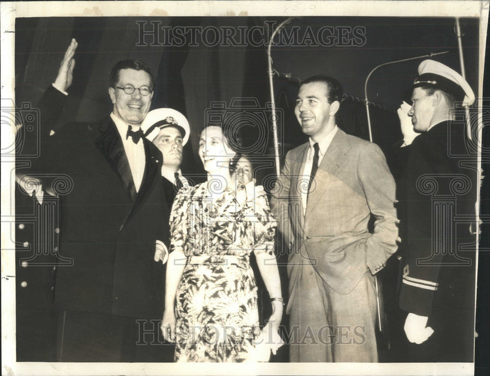 1938 Press Photo Crown Prince Gustaf Adolf King of Sweden Thank Country - Historic Images