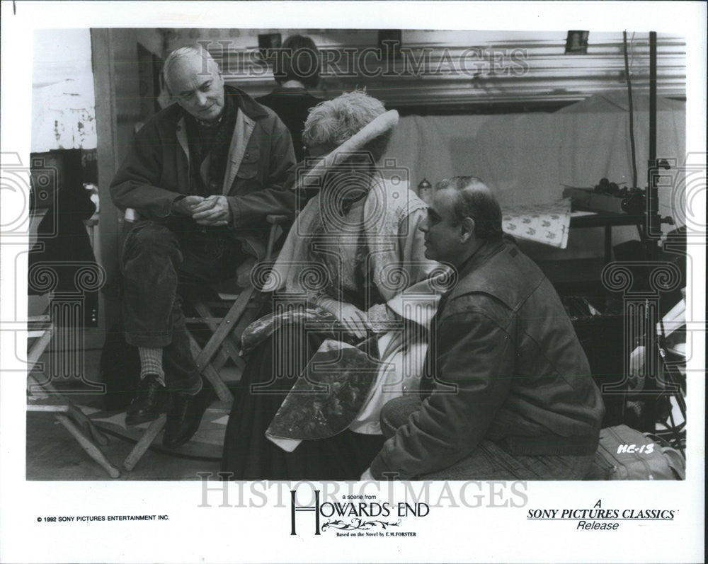 1993 Press Photo James Ivory Ismail Merchant Vanessa Redgrave Howards End - Historic Images