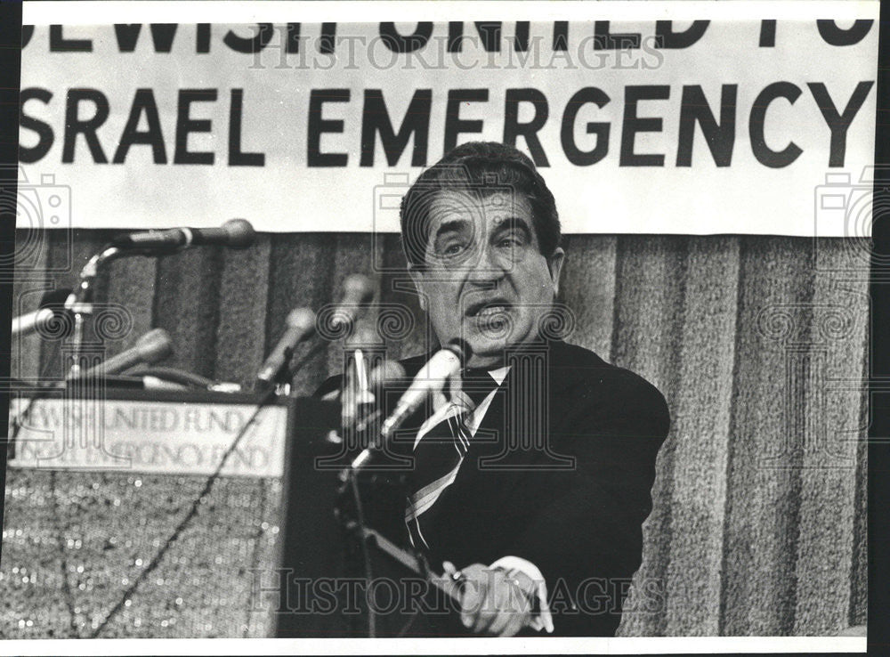 1978 Press Photo Sol Goldstein Anti Nazi March Plan - Historic Images