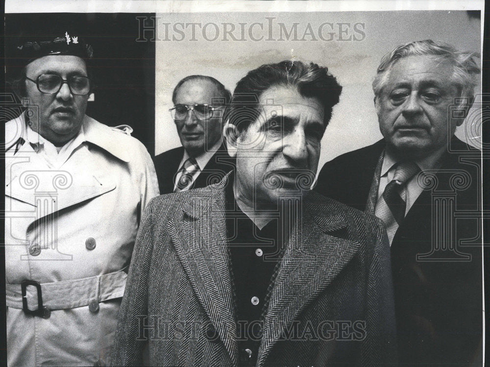 1975 Press Photo Sol Goldstein Jack Cohon Joseph Levine - Historic Images