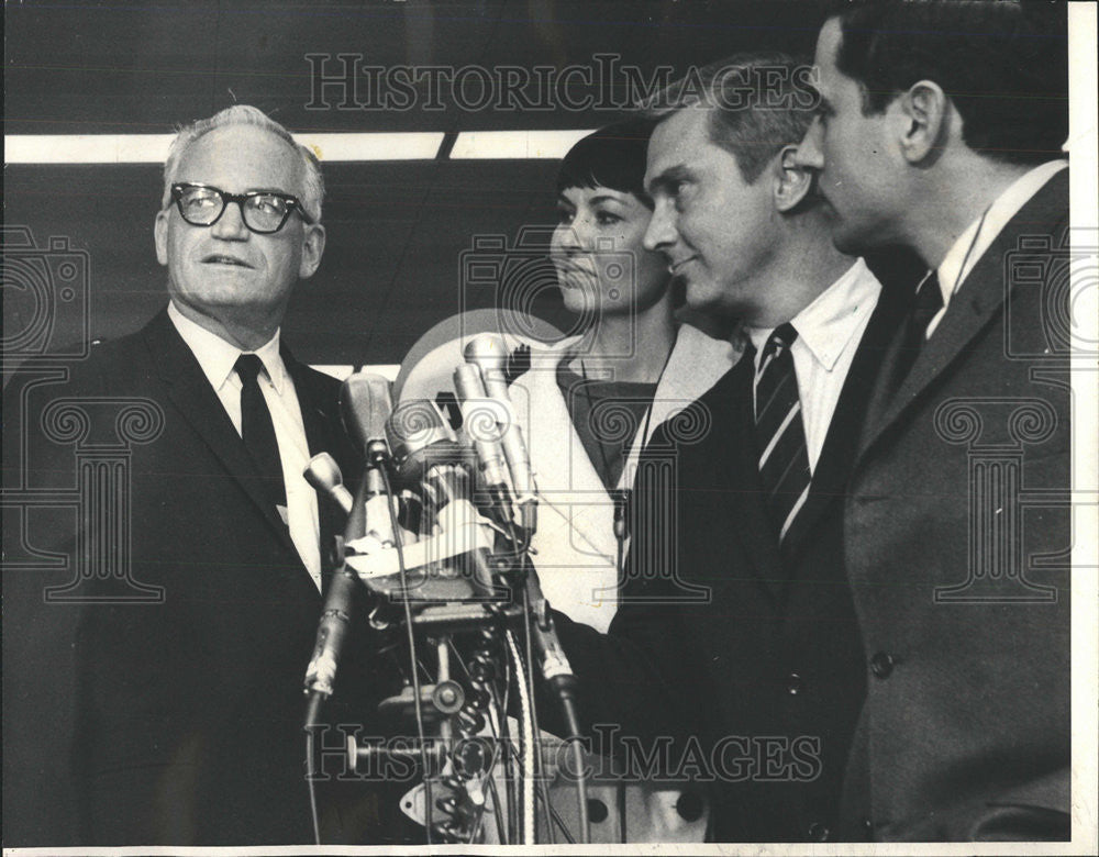 1966 Press Photo Senator Barry Goldwater Republican Politician - Historic Images