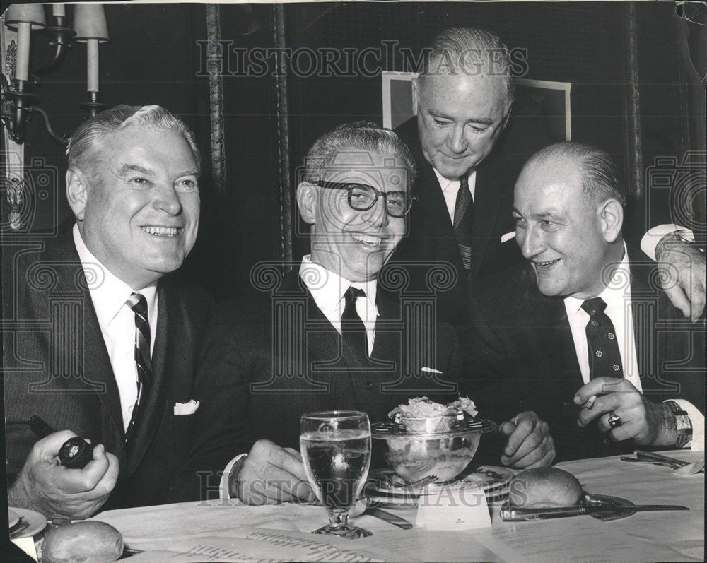 1961 Press Photo Arthur J Goldberg President Chicago Federation of Labor - Historic Images