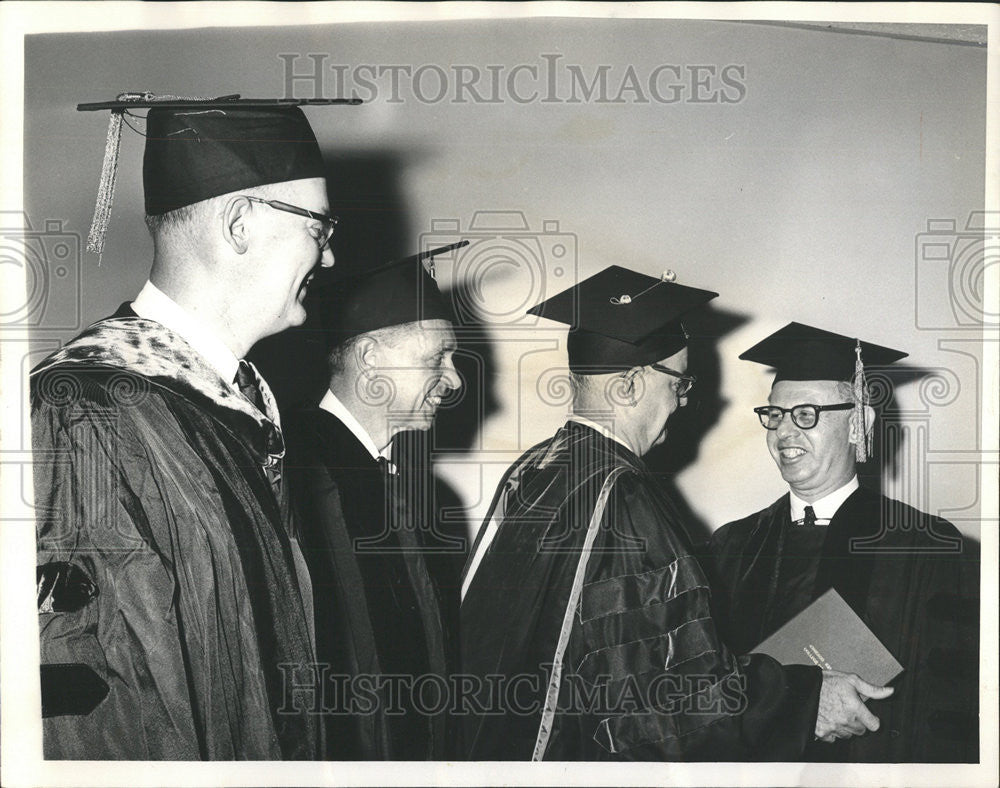 1963 Press Photo Supreme Court Justice Arthur  Gold Berg William Zacharias - Historic Images